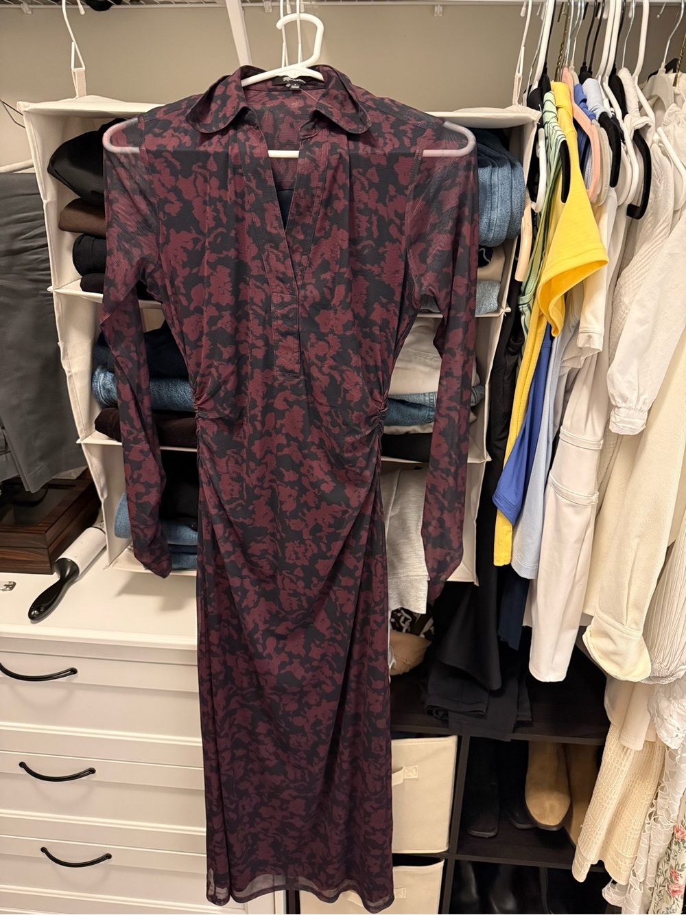 Long Sleeve Wrap Dress madewell